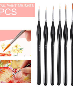 Crayons de Couleur Haute Qualité - Noir - 6 Pièces