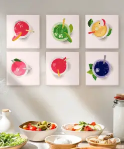 Alternative view of Boissons Pétillantes Colorées - 6 Mini Peintures par Numéros