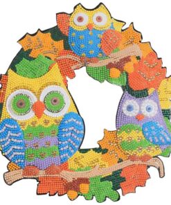 Hibou - Couronne de Diamond Painting