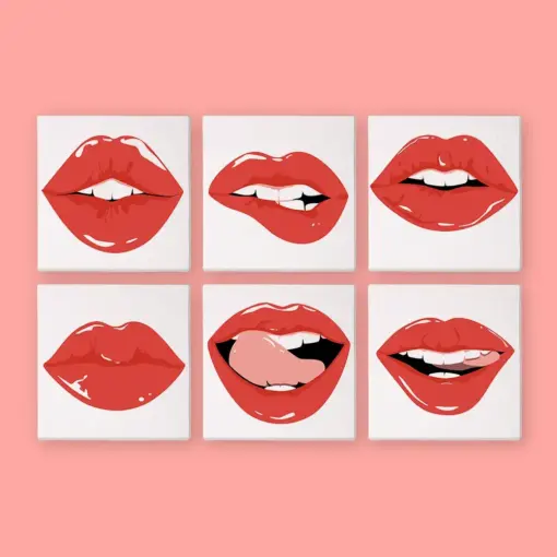 Rosa Lippen