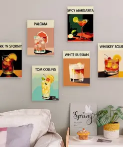 Alternative view of Cocktails d'été | 6 Mini Peintures par Numéros