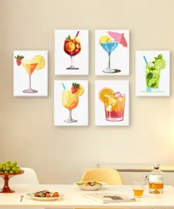 Alternative view of Boissons Rafraîchissantes - 6 Mini Peintures par Numéros