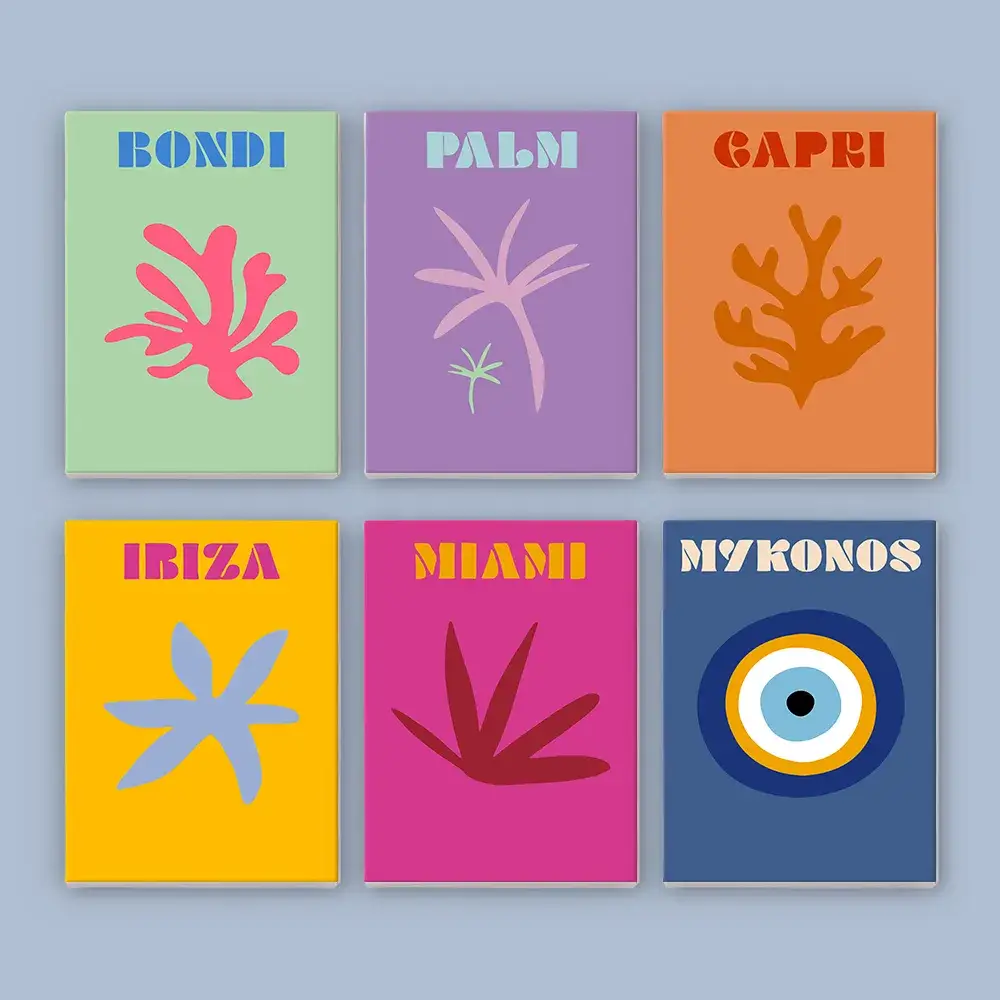 Küstenfarben – Malen nach Zahlen