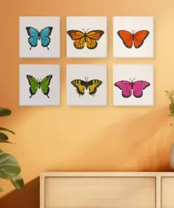 Alternative view of Papillons Colorés - Mini Peinture par Numéros