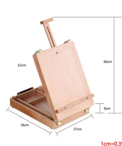 Chevalet en bois premium - avec rangement