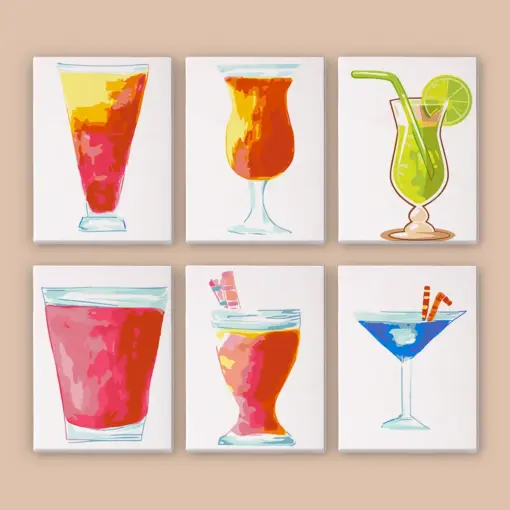 Bunte Mojitos
