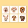 Süße Hunde – Mini Malen nach Zahlen