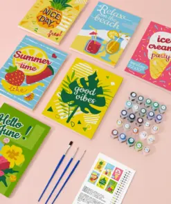 Alternative view of Jours d'Été - 6 Mini Tableaux à Peindre par Numéros