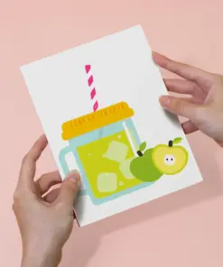 Alternative view of Boissons aux Agrumes - 6 Mini Peintures par Numéros