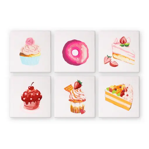 Kuchen und Donuts