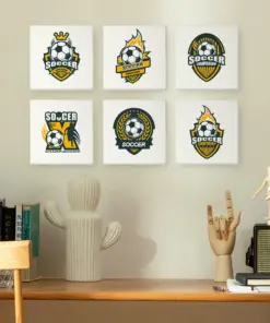 Alternative view of Championnat de Football | 6 Mini Peinture par Numéros