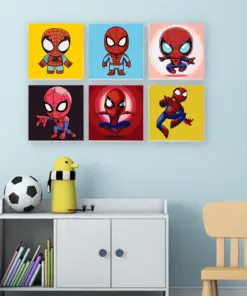 Alternative view of Mini Spiderman - 6 Mini Peintures par Numéros