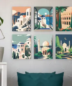 Alternative view of Belle Grèce | 6 Mini Peintures par Numéros