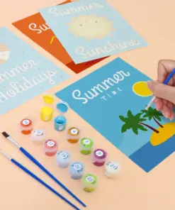 Alternative view of Summer Vibes - 6 Mini Peintures par Numéros