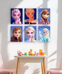 Alternative view of Les Sœurs d'Arendelle - 6 Mini Peintures par Numéros