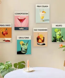 Alternative view of Mocktails d'Été - 6 Mini Peintures par Numéros