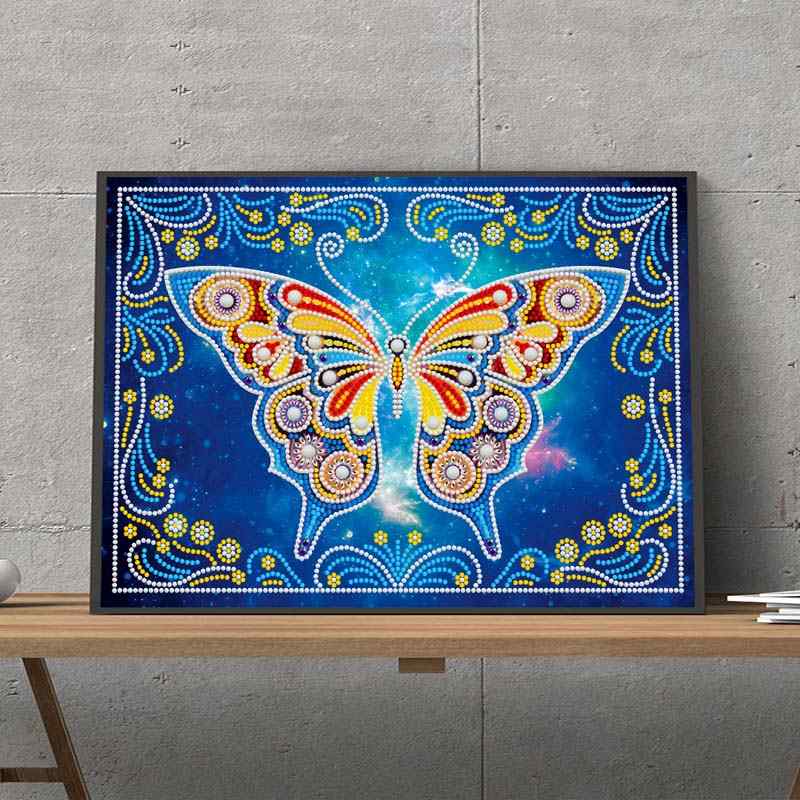 Mosaïque Papillon - Art Diamant Luminescent