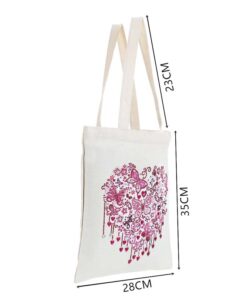 Alternative view of Le Sac Diamond Painting - Mosaïque Cœur